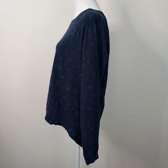 Mododoc Navy Escape Long Sleeve Tee NWT - Picture 2 of 8